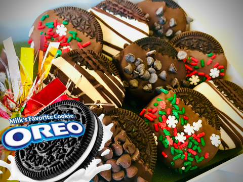 One Dozen Snowflake Chocolate Covered Oreos®